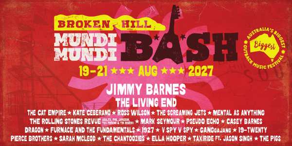Australia’s Biggest Outback Music Event Tickets Go Live!