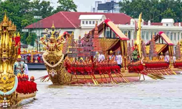 Royal Barge Procession Returns in Gilded Glory