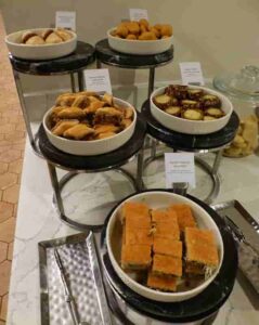 Time spent in the Etihad Business Class lounge is a sweet treat