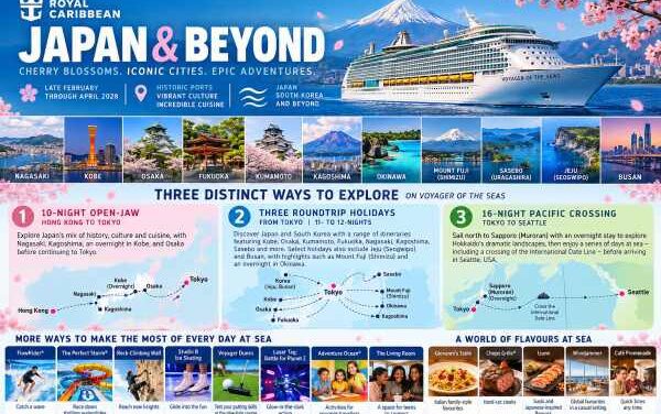 Voyager of the Seas Unveils Japan Cherry Blossom Cruises