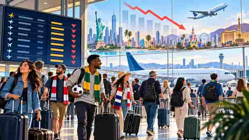 US Air Arrivals Slide 6.1% Despite World Cup Buzz