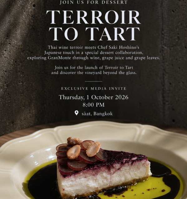 sàat x GranMonte Pours Thai Terroir Into Japanese Tarts